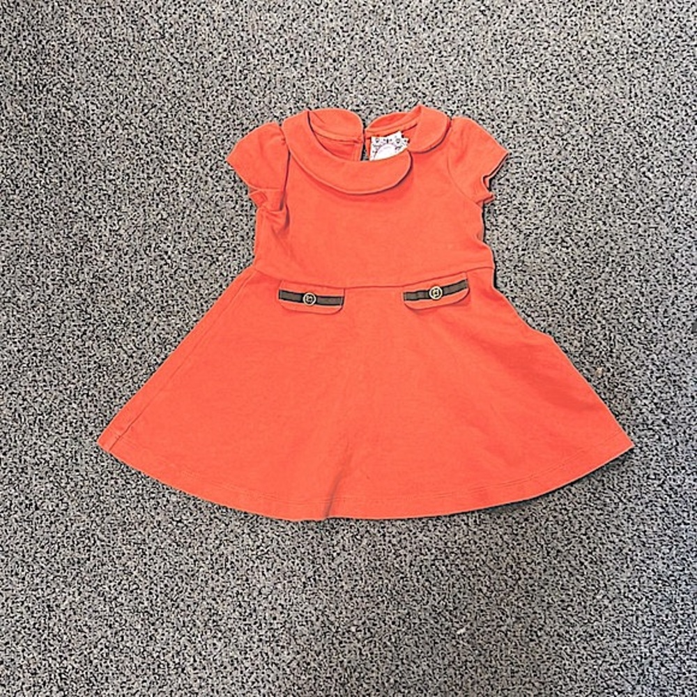 JANIE & JACK | dusty orange ponte dress